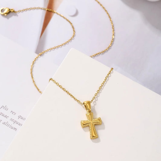 3D Cross Necklace