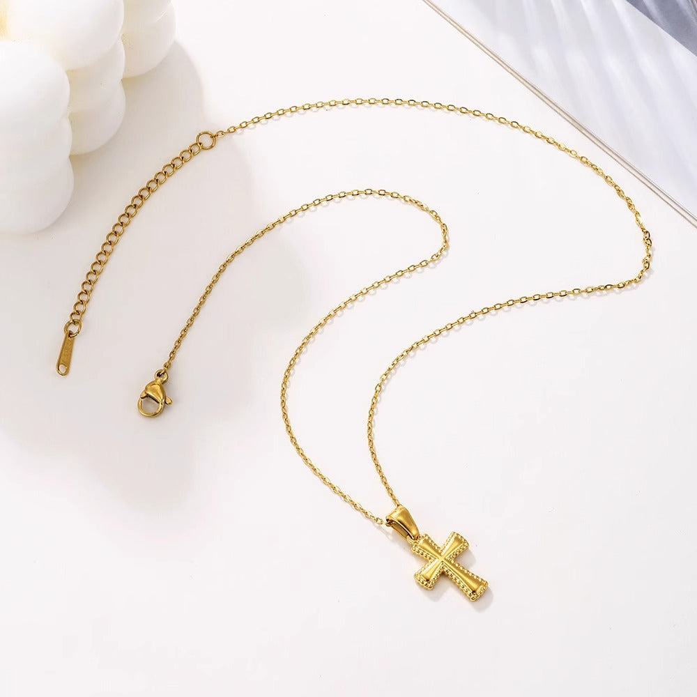 3D Cross Necklace