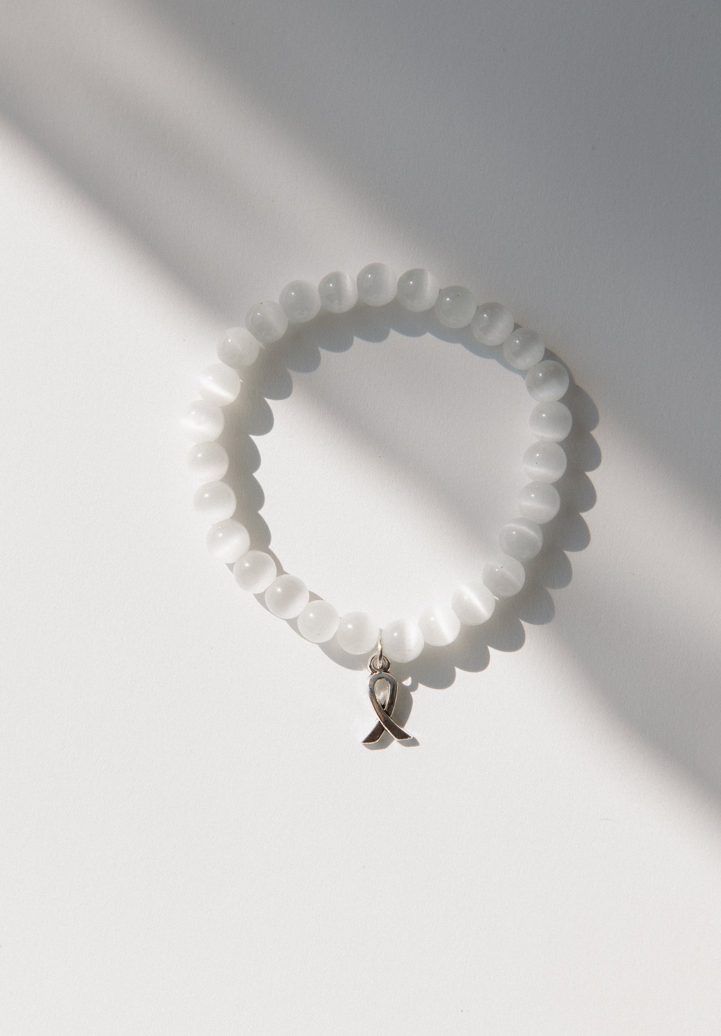 Breast Cancer Gemstone Bracelet