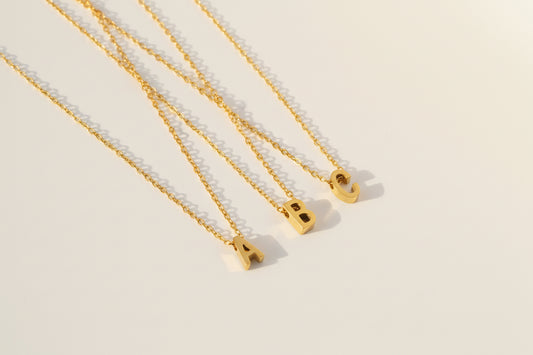 Initial Necklace (Gold)
