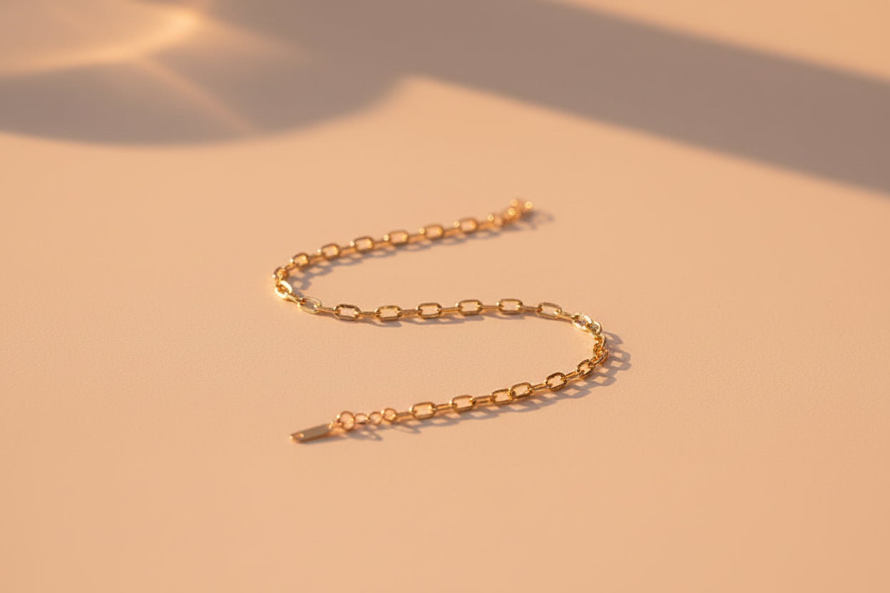 Paper Clip Chain Bracelet