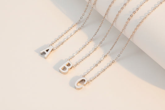 Initial Necklace (Silver)