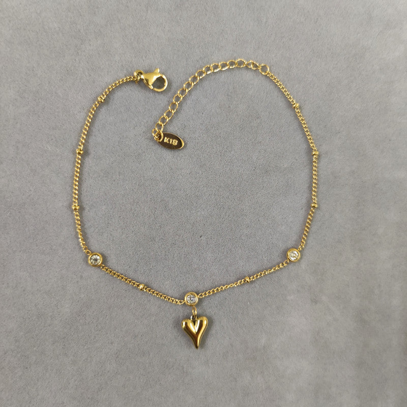 Heart Anklet