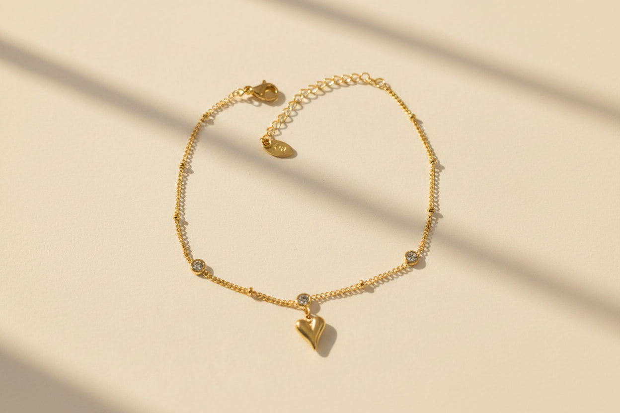 Heart Anklet