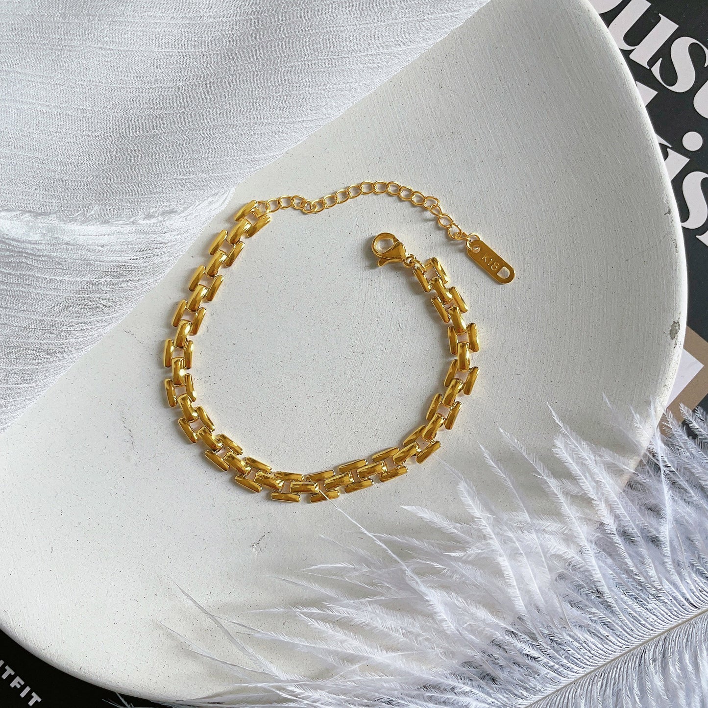 Heart Shaped Wheat Bracelet