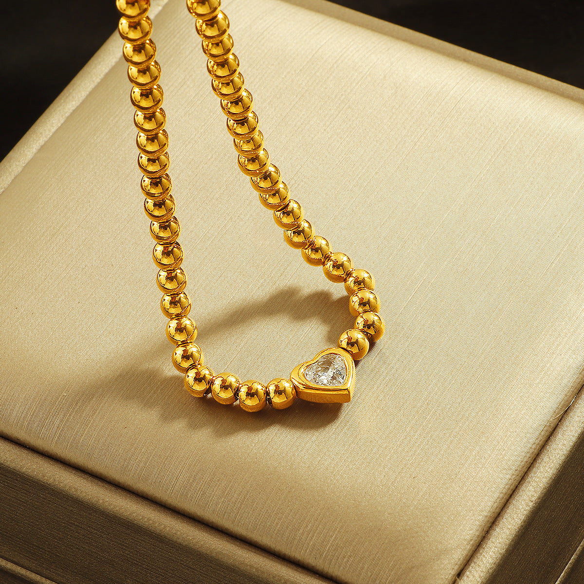 Beaded Heart Bracelet