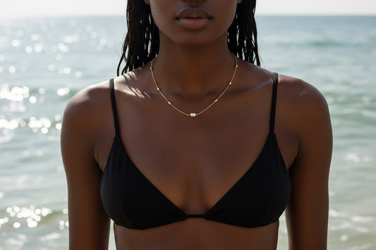 Oval Pearl Necklace