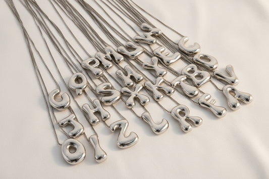 Bubble Letter Necklace