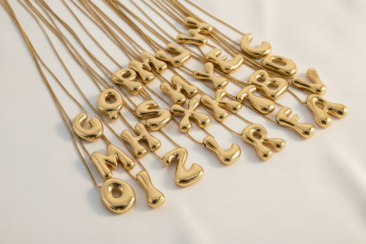 Bubble Letter Necklace