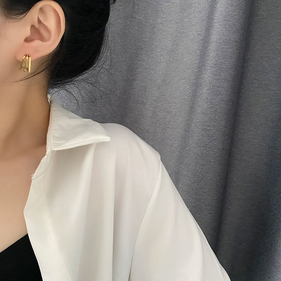 Tripple Square Hoops