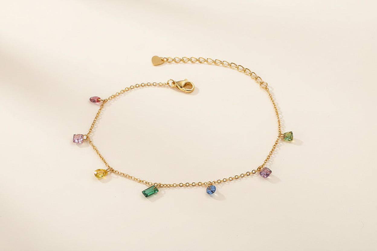 Rainbow Gems Bracelet