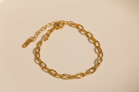 Paper Clip Chain Bracelet