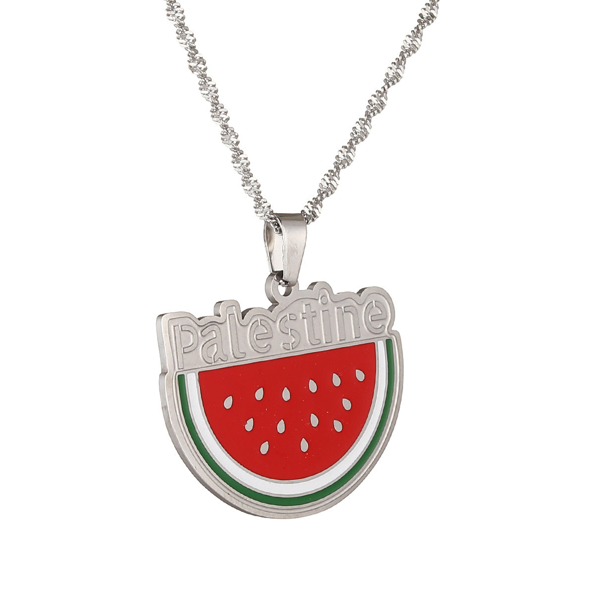 Palestine Watermelon Necklace