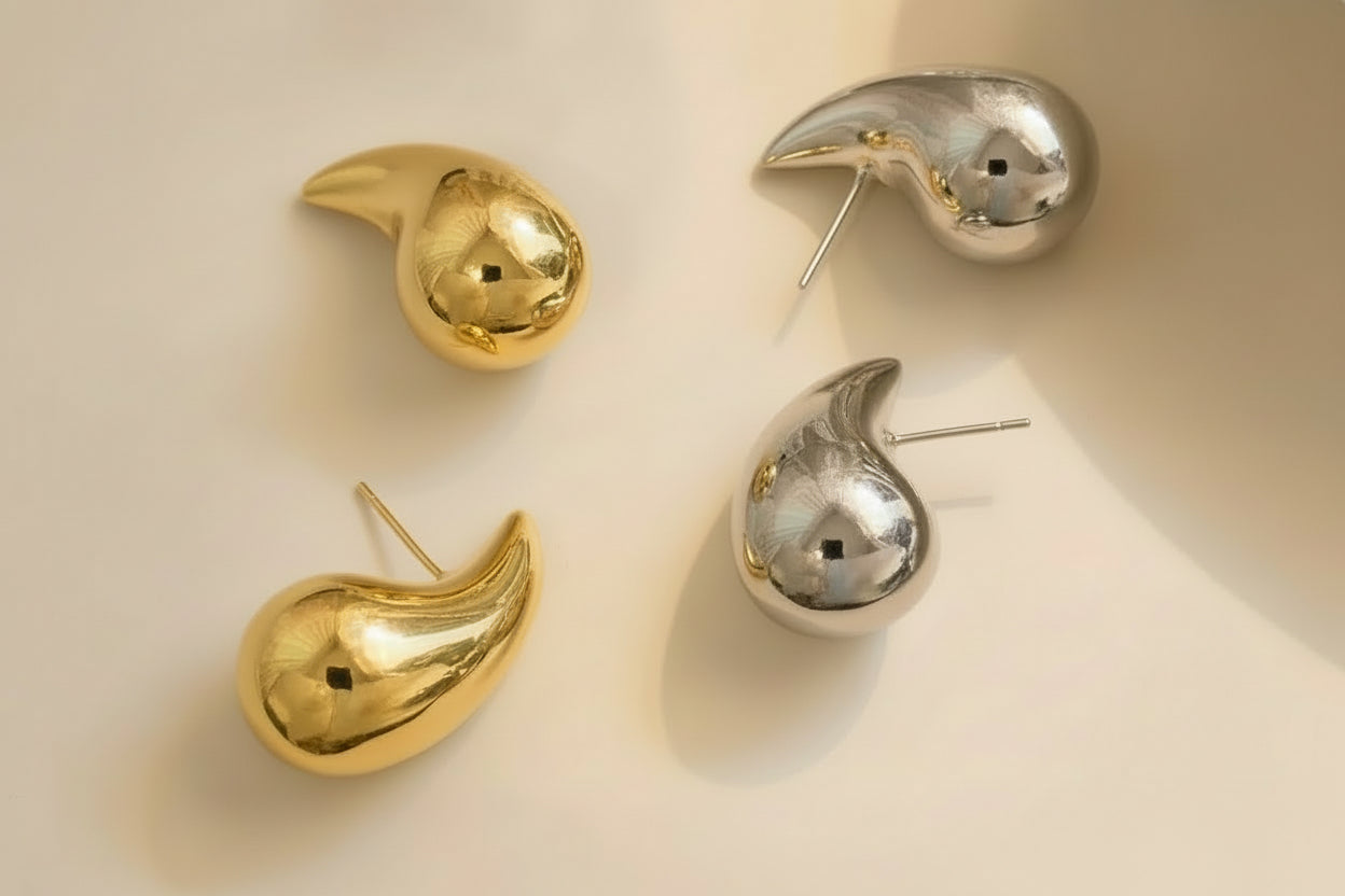 Oversized Drop Earrings