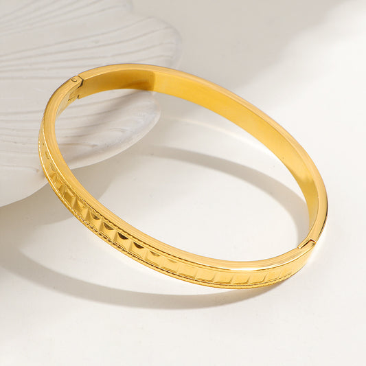 Raised Square Bangle