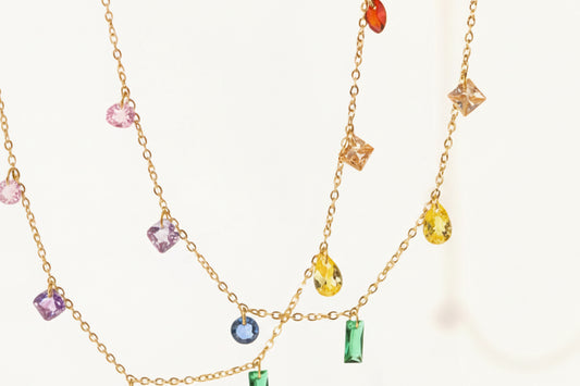 Rainbow Gems Necklace