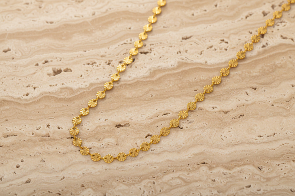 Disc Flower Bracelet