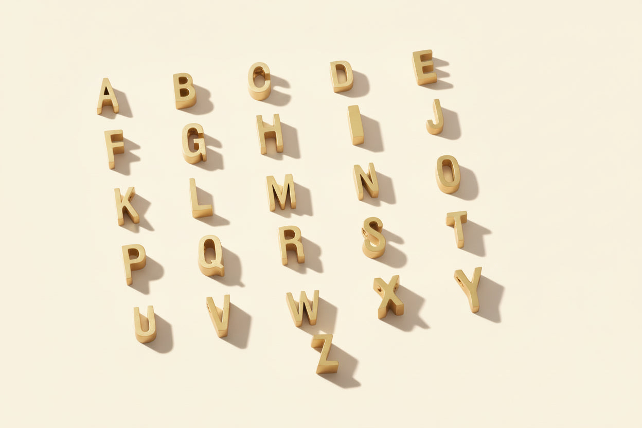 Initial Necklace (Gold)