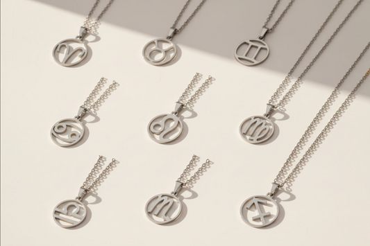 Astrology Necklace Stainless Steel