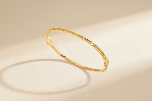 Thin Crystal Bangle
