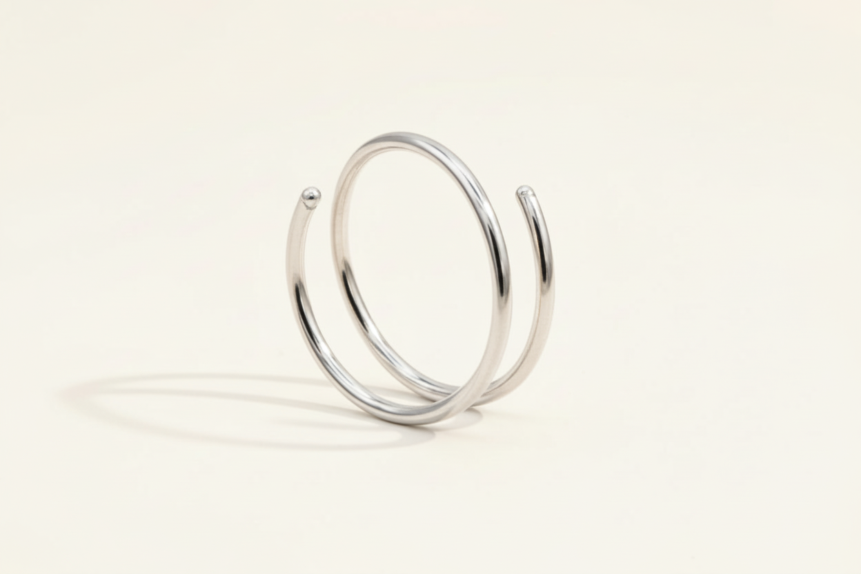 Double Spiral Hoop