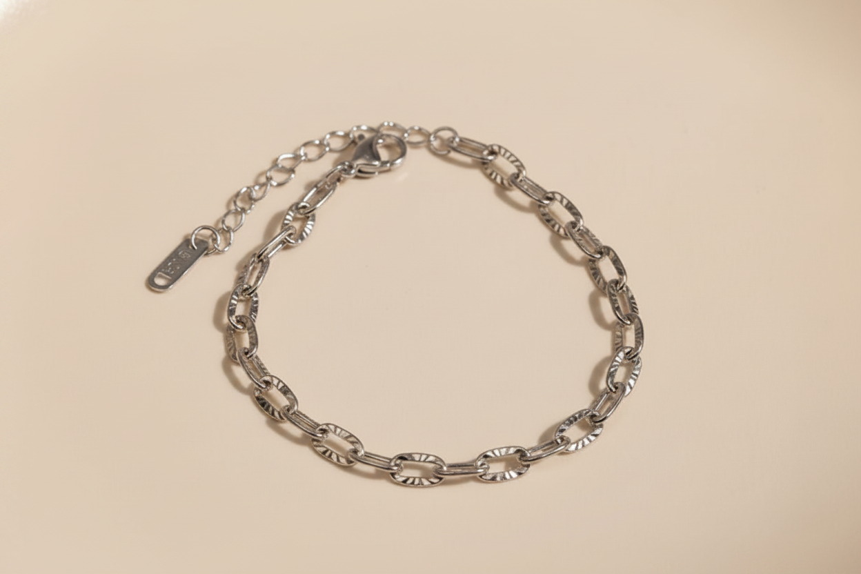 Paper Clip Chain Bracelet