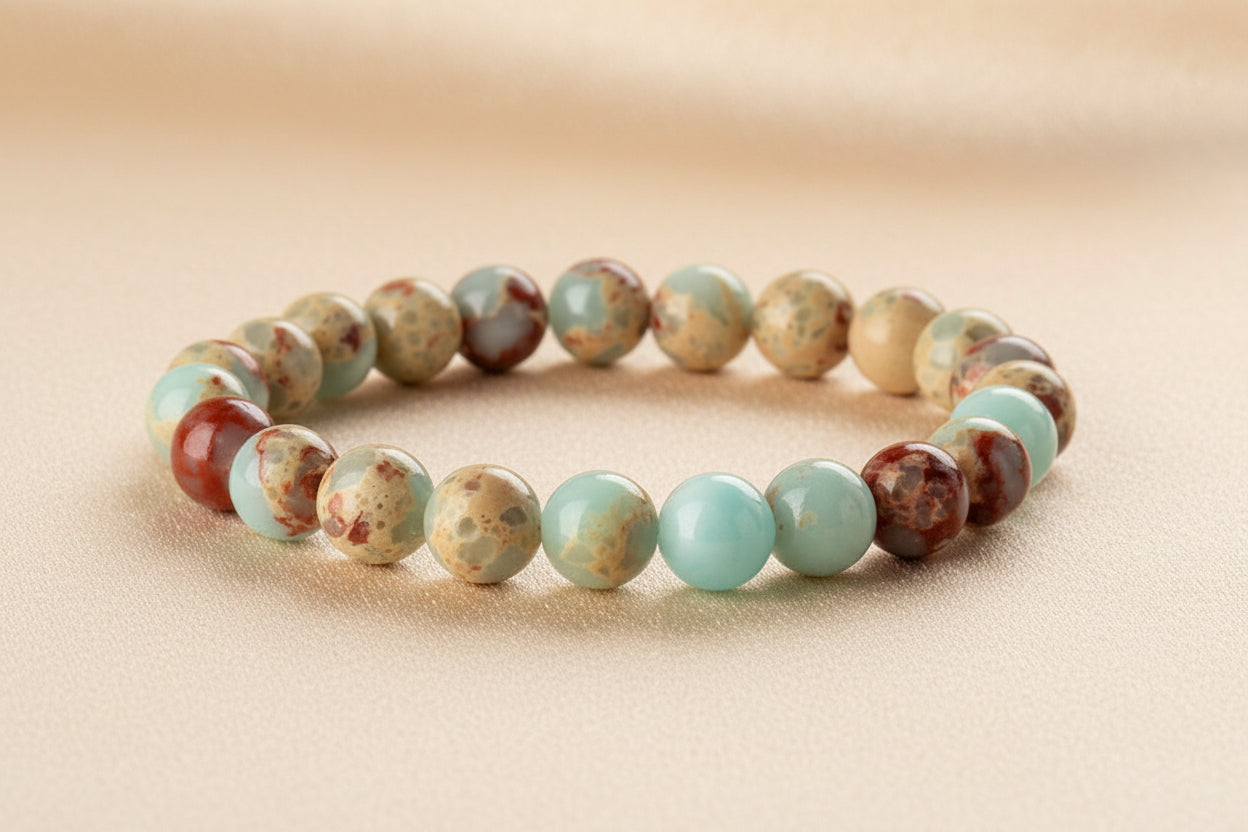 Genuine Gemstone Bracelet- Shoushan Stone