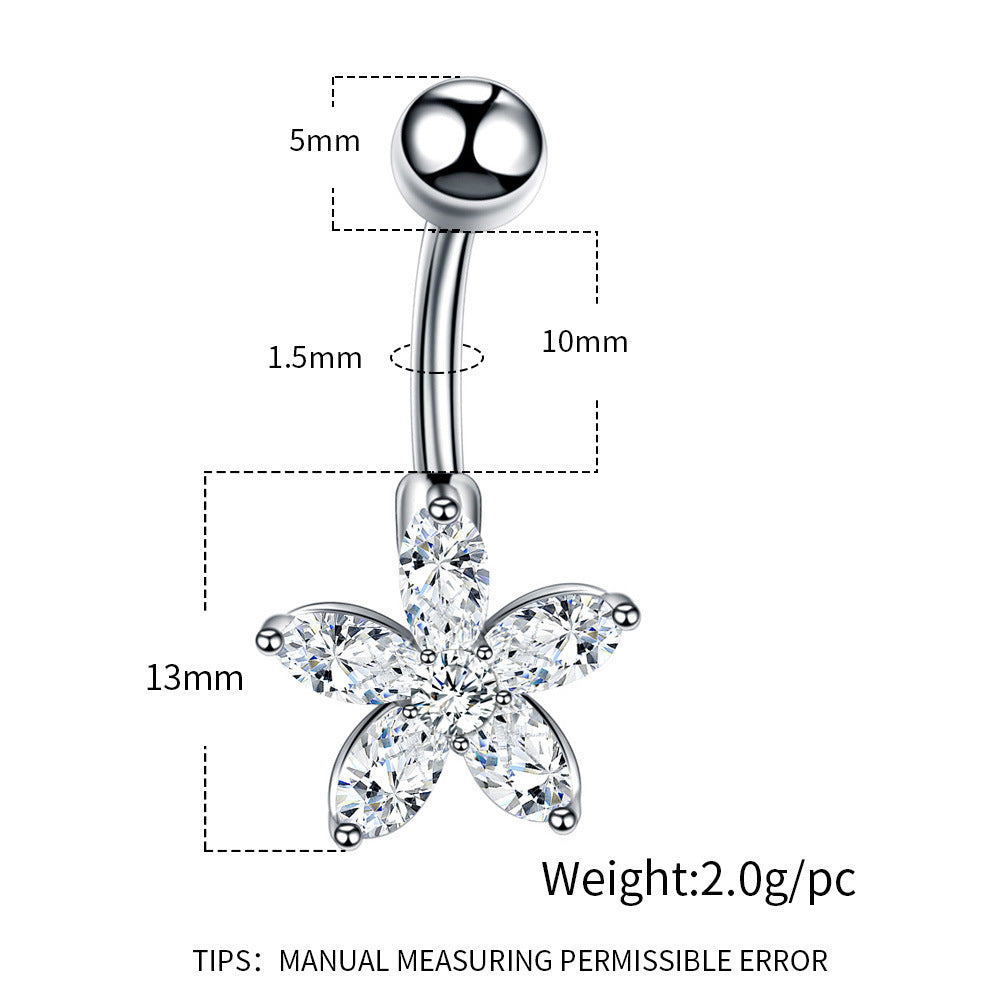 Starfish Belly Ring