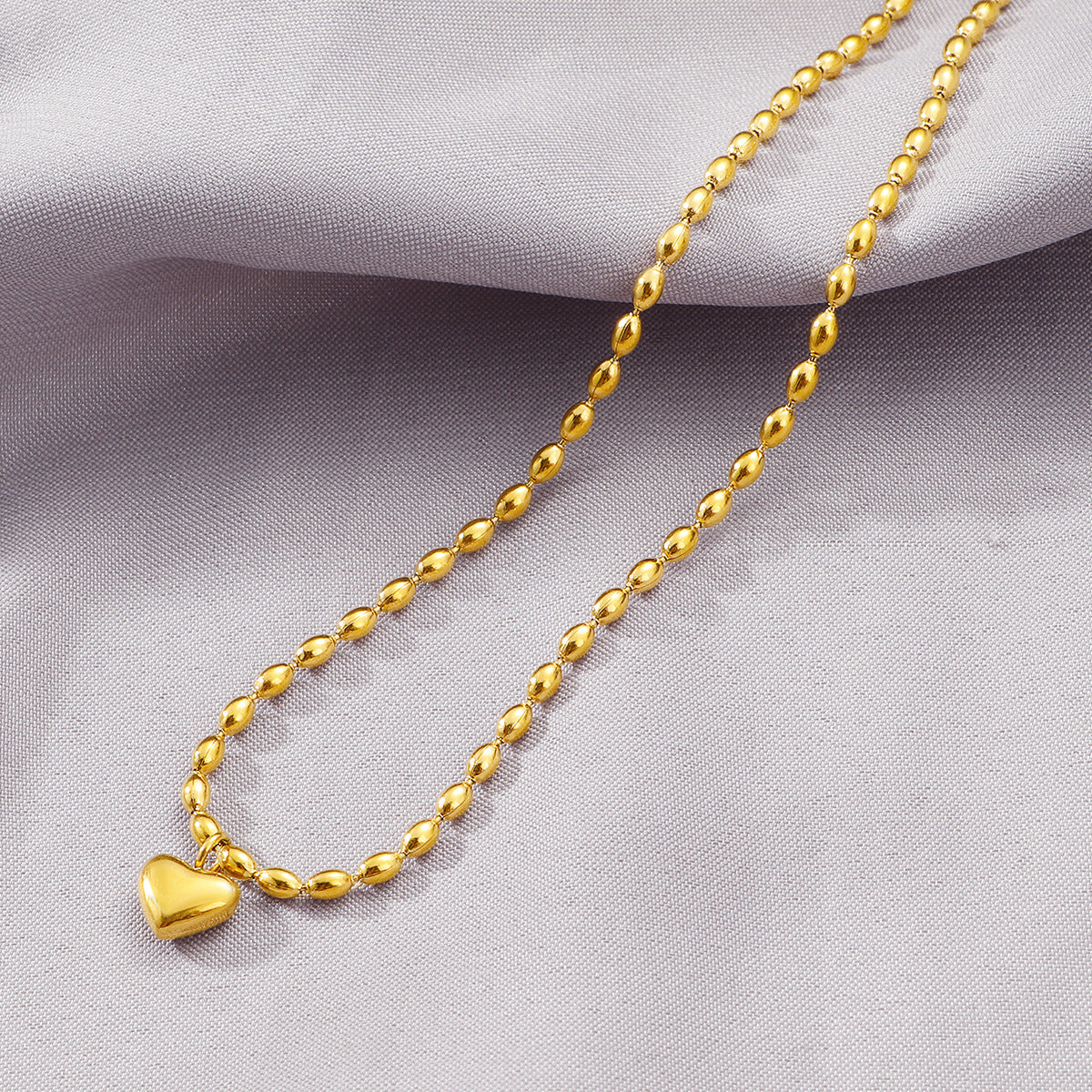 Beaded Heart Necklace