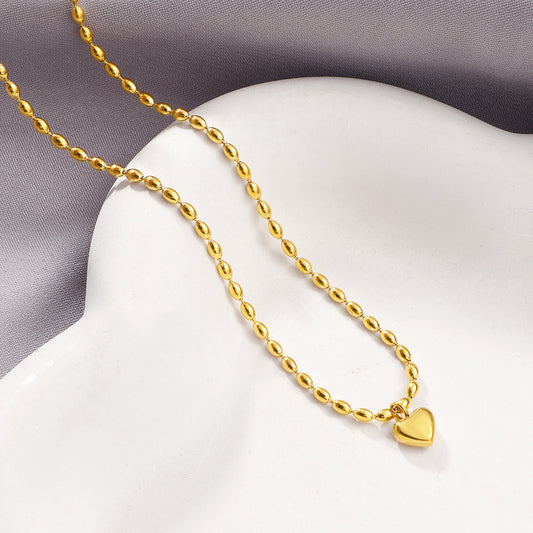 Beaded Heart Necklace