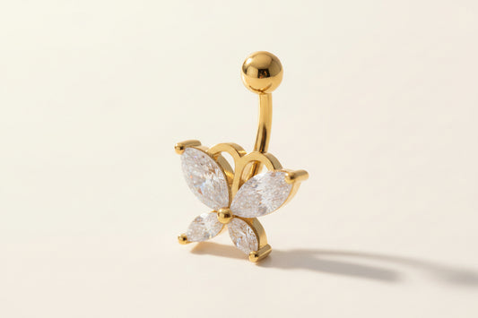 Butterfly Belly Button Ring