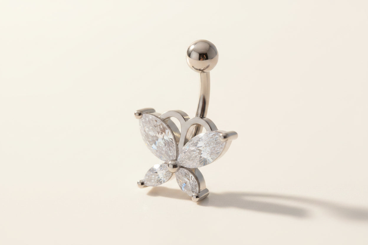 Butterfly Belly Button Ring