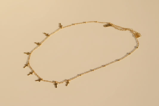Dainty Cross Choker