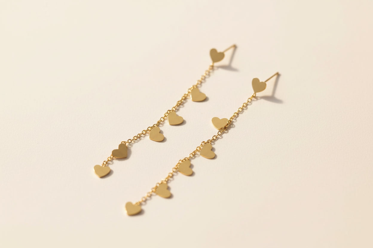 Dangle Heart Stud
