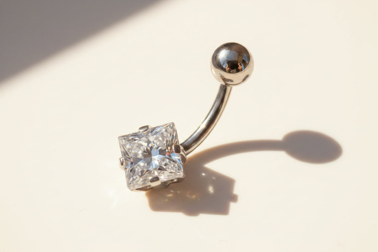 Diamond Belly Ring