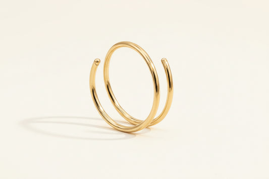 Double Spiral Hoop