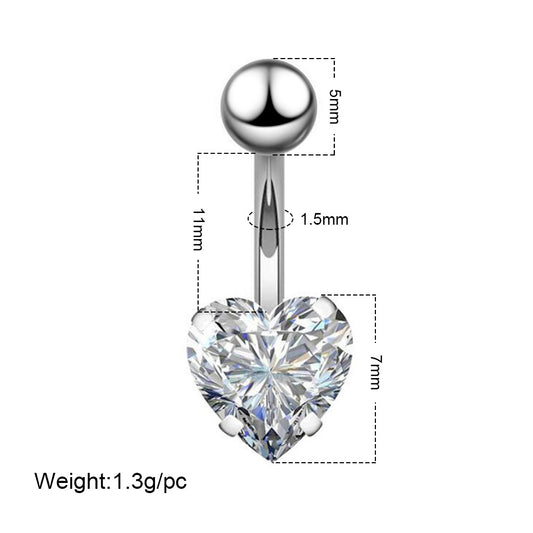 Heart Belly Ring