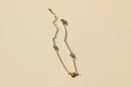 Heart Chain Bracelet