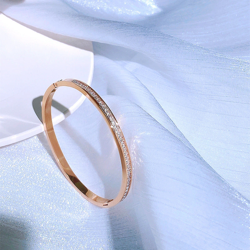 Single Band Rhinestone Bangle