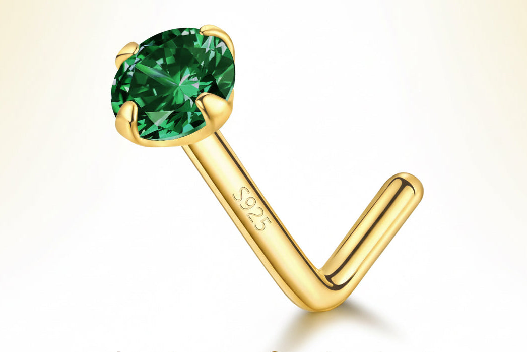 Gold Plated Nose Stud