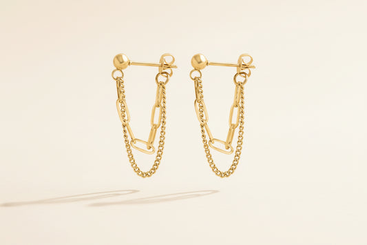 Paperclip Chain Stud