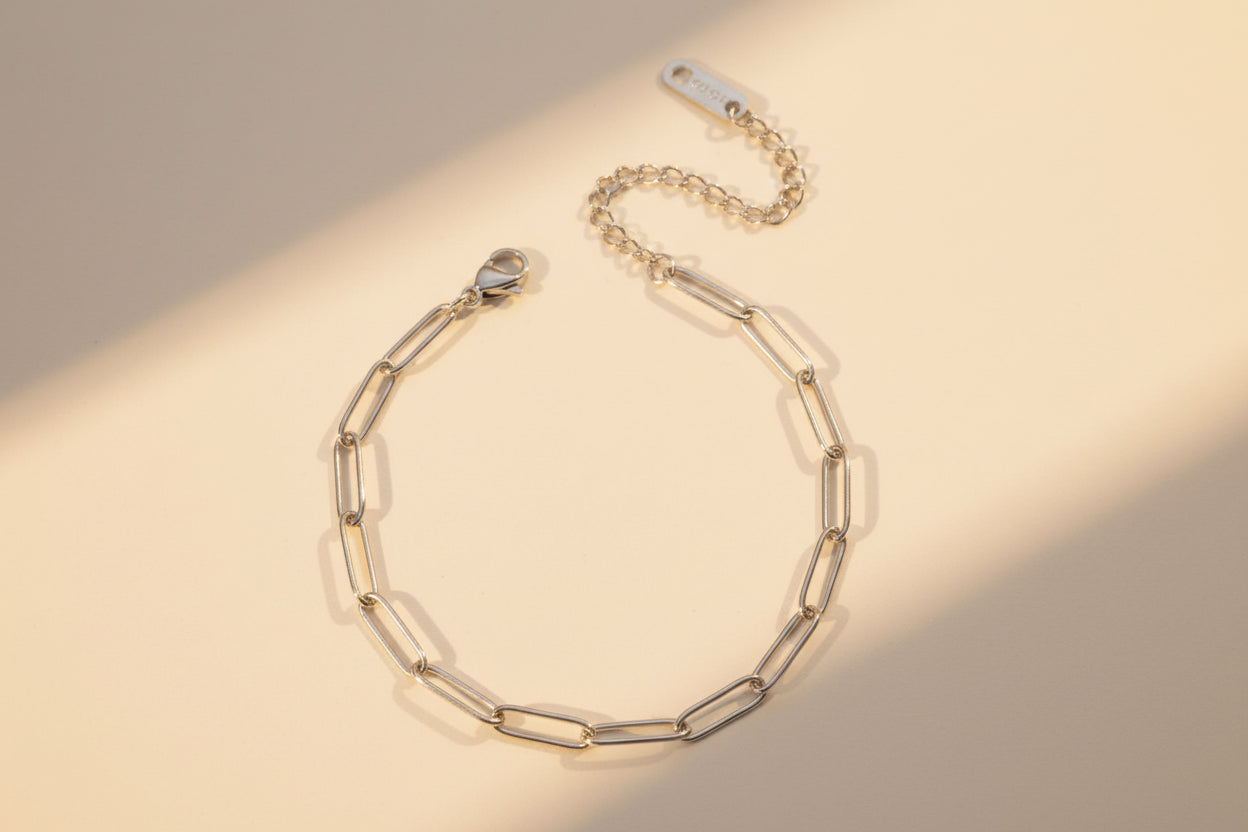 Paperclip Chain Bracelet