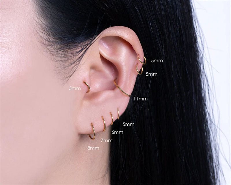 Piercing Hoop (Sterling Silver)