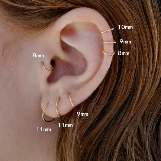 Piercing Hoop (Sterling Silver)