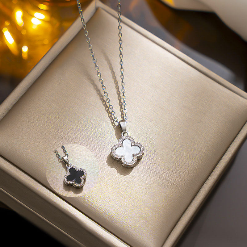 Reversible Clover Necklace