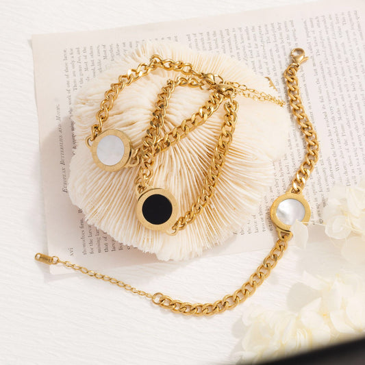 Roman Numeral Chain Bracelet