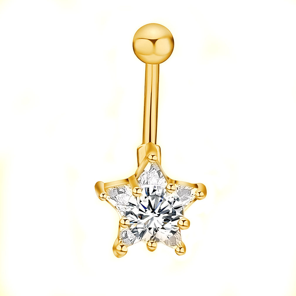 Star Belly Button Ring