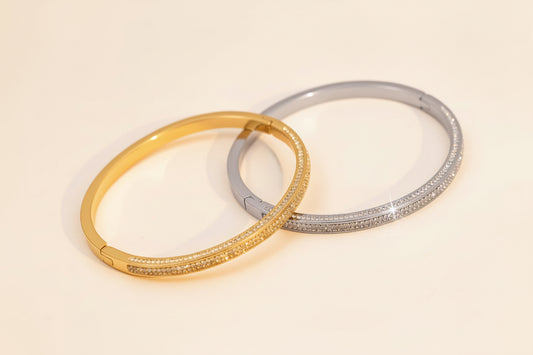 Thin Rhinestone Bangle