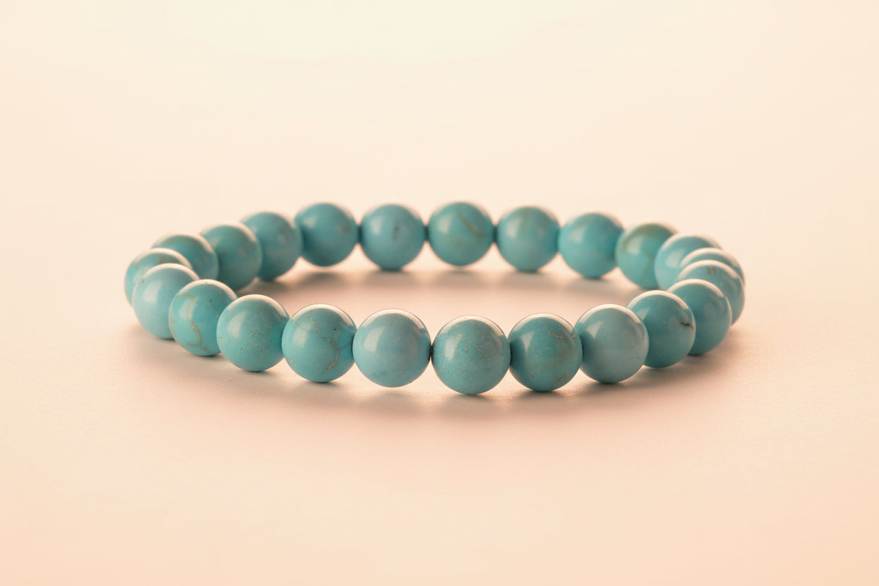 Genuine Gemstone Bracelet-Turqoiuse