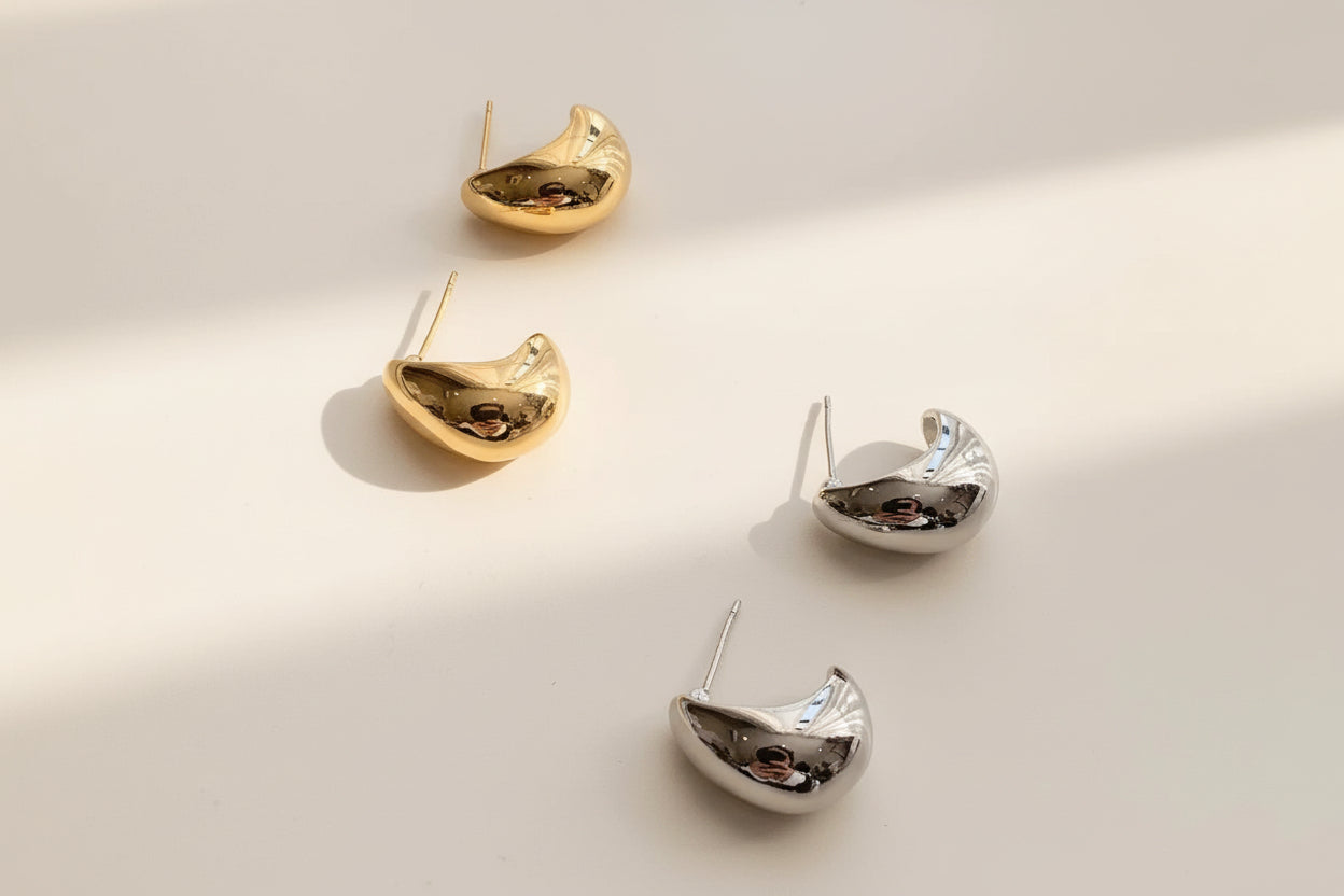 Water Drop Stud